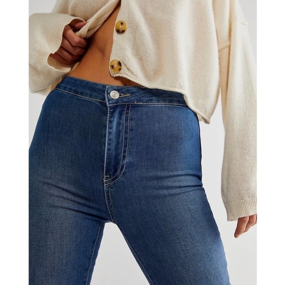 Free People Just Float On Flare Jeans - Picture 8 of 9